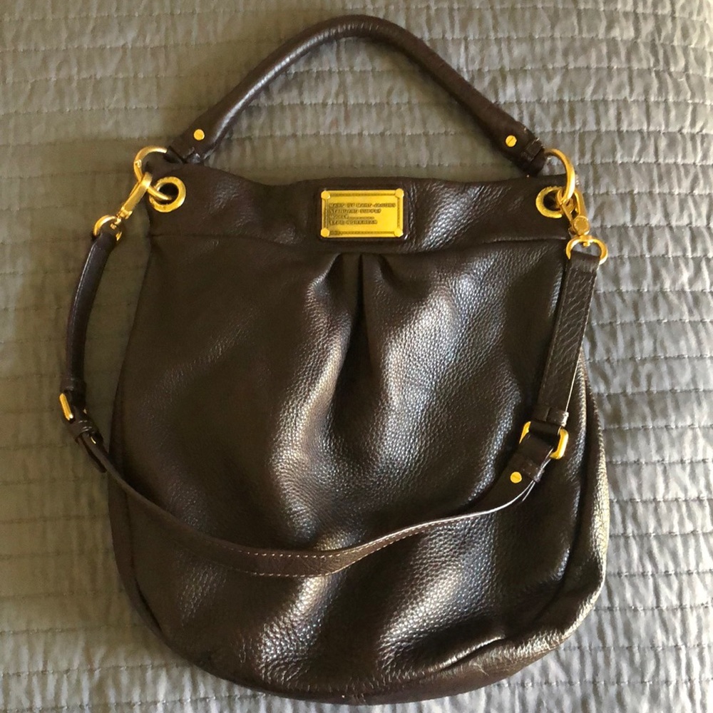 Marc by Marc Jacob’s brown leather tote bag